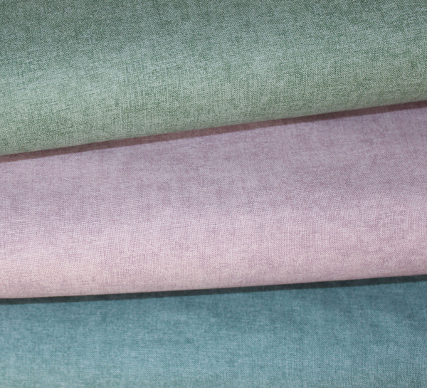 Designerbaumwollstoff Melange altrosa (10 cm)